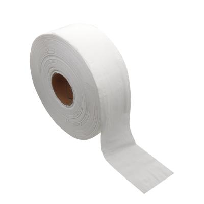 China Wholesale Custom Bamboo Virgin Wood Tissue 680g 3-PLY Napkin Pulp QINGSHE China Factory Bathroom Paper Jumbo Toilet Paper Roll for sale