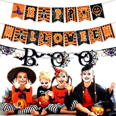 China Durable Factory Wholesale High Quality Happy Halloween Banner Set Happy Halloween Flag for sale