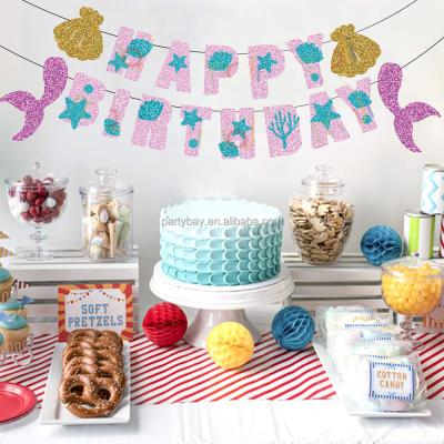 China Durable Mermaid Baby Shower Multi-themed Birthday Party Decoration With Various Combinations for sale