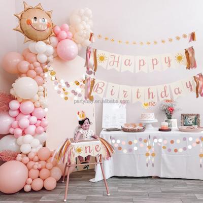 China Durable Rose Gold Balloon Garland Arch Kit for Birthday Parties Wedding Baby Shower Graduation Decoration for sale