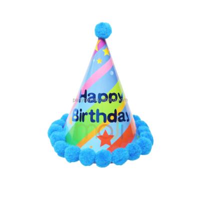 China Wholesale New Design Trendy Happy Birthday Party Hat Christmas Birthday Party Hat Confetti Party Decoration for sale