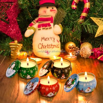 China Wholesale Hot Sales Luxury Birthdays Gift Set Christmas Scented Candle Natural Soy Wax Scented Candles for sale