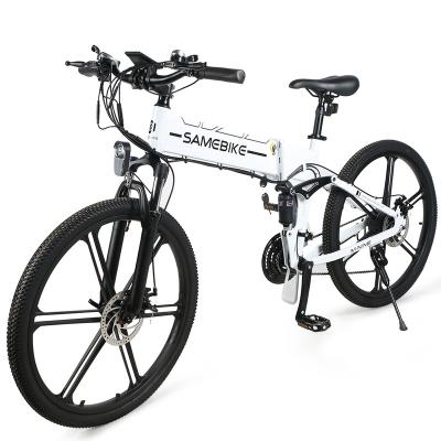 China China Manufacturer Customized Mountain Powerful Electric Bicycle Folding Ebike 48V 500W Aluminum Alloy Disc Brake for sale