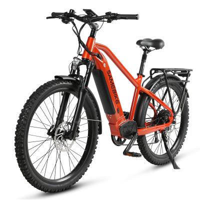 China SAMEBIKE Aluminum Alloy Factory 26 Inch Power 500w 48v Bafang Motor e Bike Fashion Adults City Electric Bike for sale