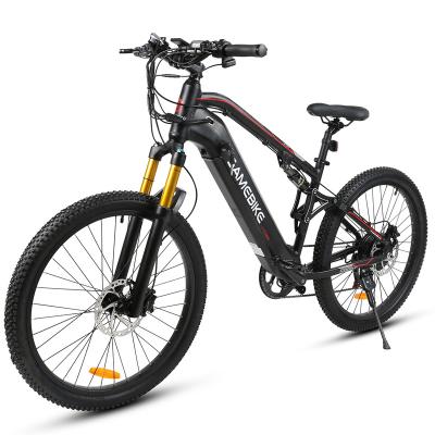 China Moutain Bicycle LL26 Hydraulic Brake Electric Mountain Bike 70km Long Range Colorful LCD Display ebike for sale