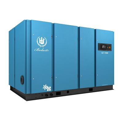 China Lubricated Motor Power Style 700w Silent Roller Machines Stationary Screw Air Compressor for sale