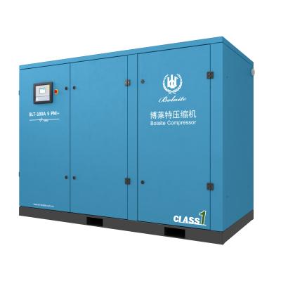 China General Industrial Equipment Lubricated AC Power China 380v Silent Free Screw Air Compressors for sale