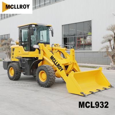 China 58kw 79hp Power Compact shovel Wheel Loader, MCL932 ZL932 Shovel Bucket Wheel Loader for sale