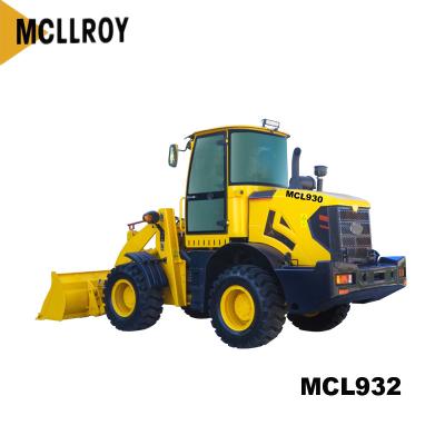 China Hydraulic 2 Ton Wheel Loader , Compact Mini Loaders 1350mm Dump Reach for sale