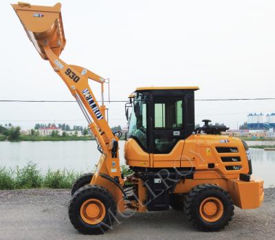 China Compact 1.5 Ton Wheel Loader Yunnei Engine YN490 For Municipal Engineering à venda