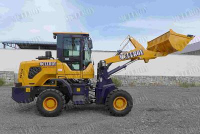 China Operating Load 1500kg Front End Wheel Loader Small Hub Axle Wheel Shovel Loader for sale