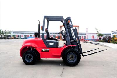 China Customizable Diesel All-terrain Forklift Truck Max. Lifting Speed full Loading  600 Mm/s for sale