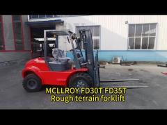 MCLLROY FD30T FD35T  Rough Terrain Forklift Showcase