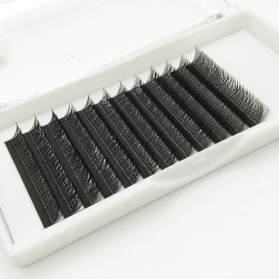 China Crisscross Own Wholesale High Qualiy Natural Black Eyelash Extensions of Different Brand 3D Eyelashes to Create Your Hand Made Crisscross for sale