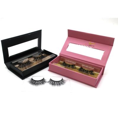 중국 New Arrival 25MM Private Label Lashes High Quality Luxury Package Box Lashes Silk Faux Mink Individual Lashes 3D 5D 6D 판매용