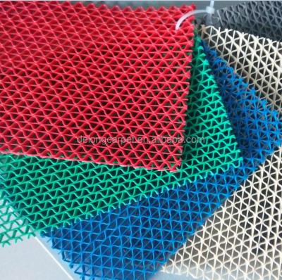 China PVC Adhesive-protective Type S Water Proof Mat Anti-Slip Mat In Roll for sale