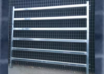 China Sliver / Green / Red Color Cattle Corral Panels Removable 2100mmL*1800mmH for sale