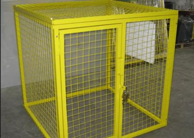 China Multi Colors Flammable Storage Cage , Gas Bottle Safety Cages Removable for sale