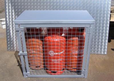 China Compressed Gas Cylinder Cages Gas Canister Storage For Warehouse 800*900*430mm for sale