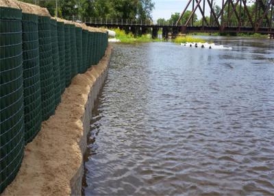 China Factory Supply Galvanized Square Welded Gabion Box / Hesco Defense Wall for sale