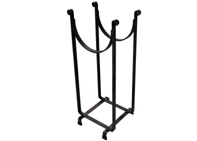 China 6 Foot Rectangular Welded Firewood Rack Holder Steel Wood Storage Racks for sale