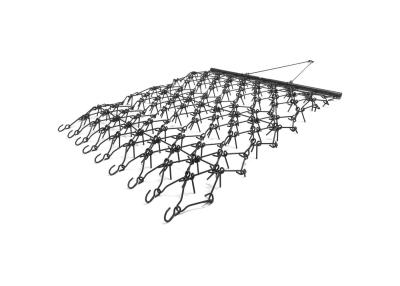 China Titan 7' X 8' Black Steel Fence Drag Section Harrows 10.8mm Wire Thickness for sale