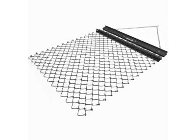 China 4' X 5' Chain Harrow Mats Steel Mesh Bolt Inserting Type For Living Room for sale