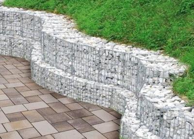 China High Durable Gabion Wire Mesh , Gabion Wall Construction 200x100x50cm Size for sale