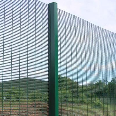 China 358 Safety Welded Mesh Fence , Welded Metal Fence Panels Powder Coated for sale