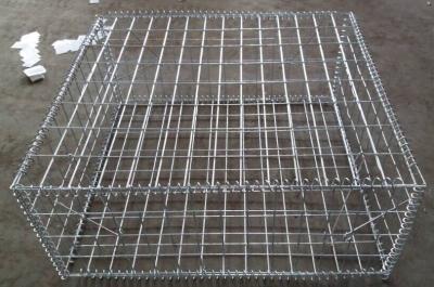 China 2*1*1 M galvaniseerde Gelaste Gabion-Manddozen voor Behoudende Muur Te koop