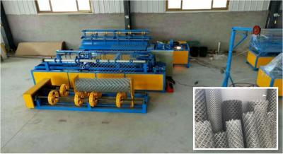 China Automatic Single Wire Mesh Machine , Chain Link Fence Equipment 380V/50HZ for sale