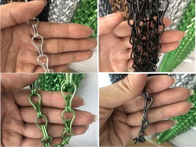 China ISO Chain Link Curtain Screen For Decorative Room Divider Easy To Install for sale