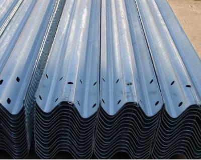 China High Standard Hot Dip Galvanized Highway Guard Rail Two Wave Fence Any Color for sale