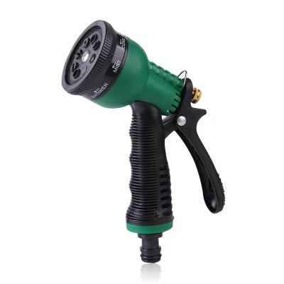 China Variable Flow Control 8-Way 8 Model Spray Gun Garden Family Car Wash Spray Gun Garden Watering Water Guns for sale