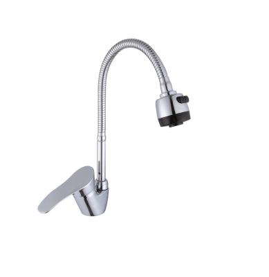 China Metered Faucets Kitchen Sink Faucet Cold And Hot Water Kitchen Mixer Tap Single Hole Water Tap Kitchen Faucet for sale