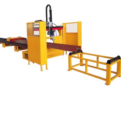 China Building Material Shops CNC Plasma H Beam Cutting Beveling Machine For Precast Steel Projects for sale