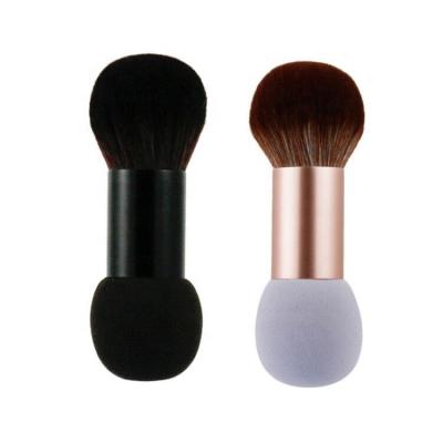 China Angular Blush Hot Selling FYD Makeup Sponge Brush Double Ended Brush for sale