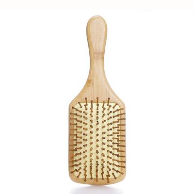 China FYD Baby Hair Brush Eco-Friendly Biodegradable Health Care Tools Wide Scalp Products Wooden Tooth Massage Comb Natural Bamboo Hair Brush for sale