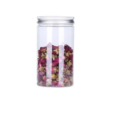 China Wholesale Cheap Food Grade 1L 32oz PET Plastic Jar With Screw Top Lid For Dog Treats For Food for sale