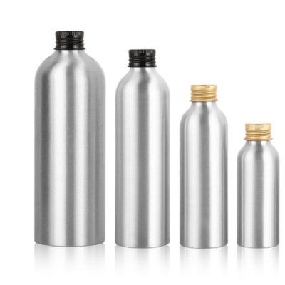 China Screw Cap 250ml 300ml Single Empty Aluminum Aluminum Chemical Beverage Bottles Aluminum Bottles for sale