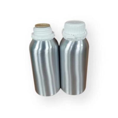 China 1000ml Chemical Aluminum Aroma Bottles Essential Oil Bottles With White Tamper Plastic Caps for sale