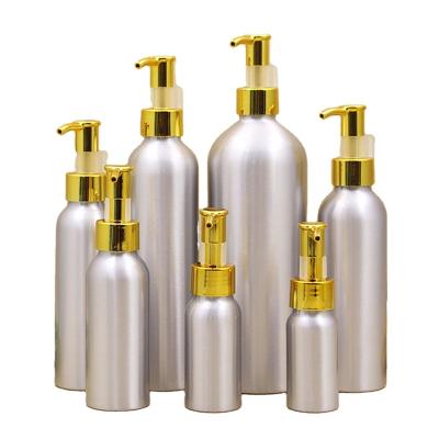 China 30ml 50ml 100ml 150ml 250ml 500ml chemical cosmetic aluminum bottles for olivem oil and lotion packaging for sale