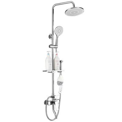 China Water Saving Rainfall 22mm Bathroom Shower Head Set With Hose for sale