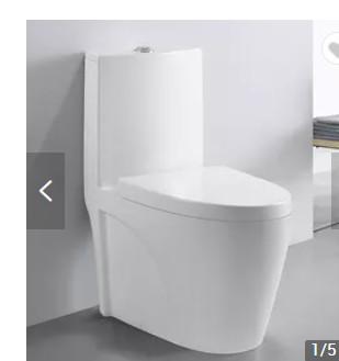 China One Piece Elongated Comfort Height Toilet 1 Piece Round Toilet Hotel for sale