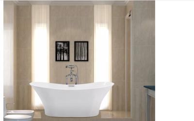 China Pure Acrylic 55 Freestanding Deep Soaking Tub 180x86cm 71'' for sale