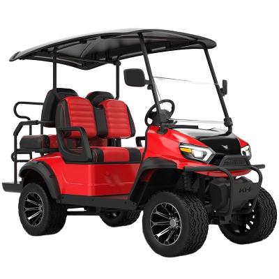 China Factory Direct Unique Designed 4 Seat 48V High Quality Electric Golf Cart Rates Electric Golf Car 3 - 4 Club Cart Accessories 20*10-12 for sale