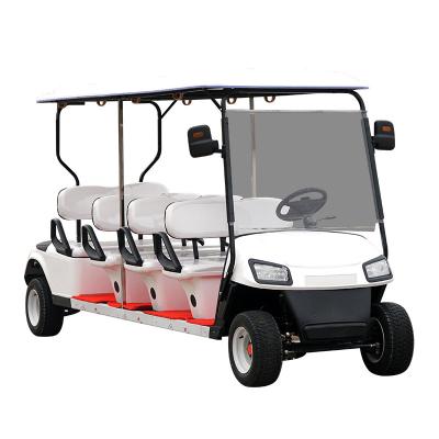 China Larger View Picture Add To Compare New Design 4 Seater Electric Golf Cart Club Hand Car With Large Contain 205-10 for sale