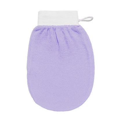 China Dubb1101 Shower Glove Scrub Back  Bath Exfoliating Mitt Silk for sale