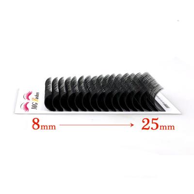 China Korean Single Grafted PBT Silk 8-25mm Eyelash Individual Eyelash And Imported Silk Eyelash Extension for sale