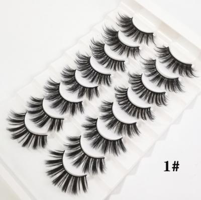 China 25mm Strip Softly Lashes False Mink Eyelash Hand Made Exquisite Workmanship For Daily Beauty Makeup for sale